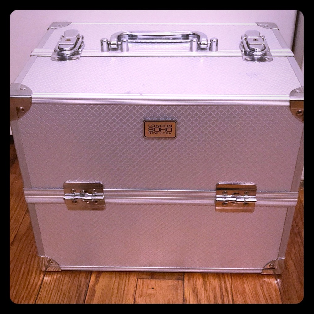 Silver Makeup Case